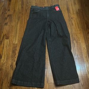 New with tags, spanx charcoal, wide leg jeans